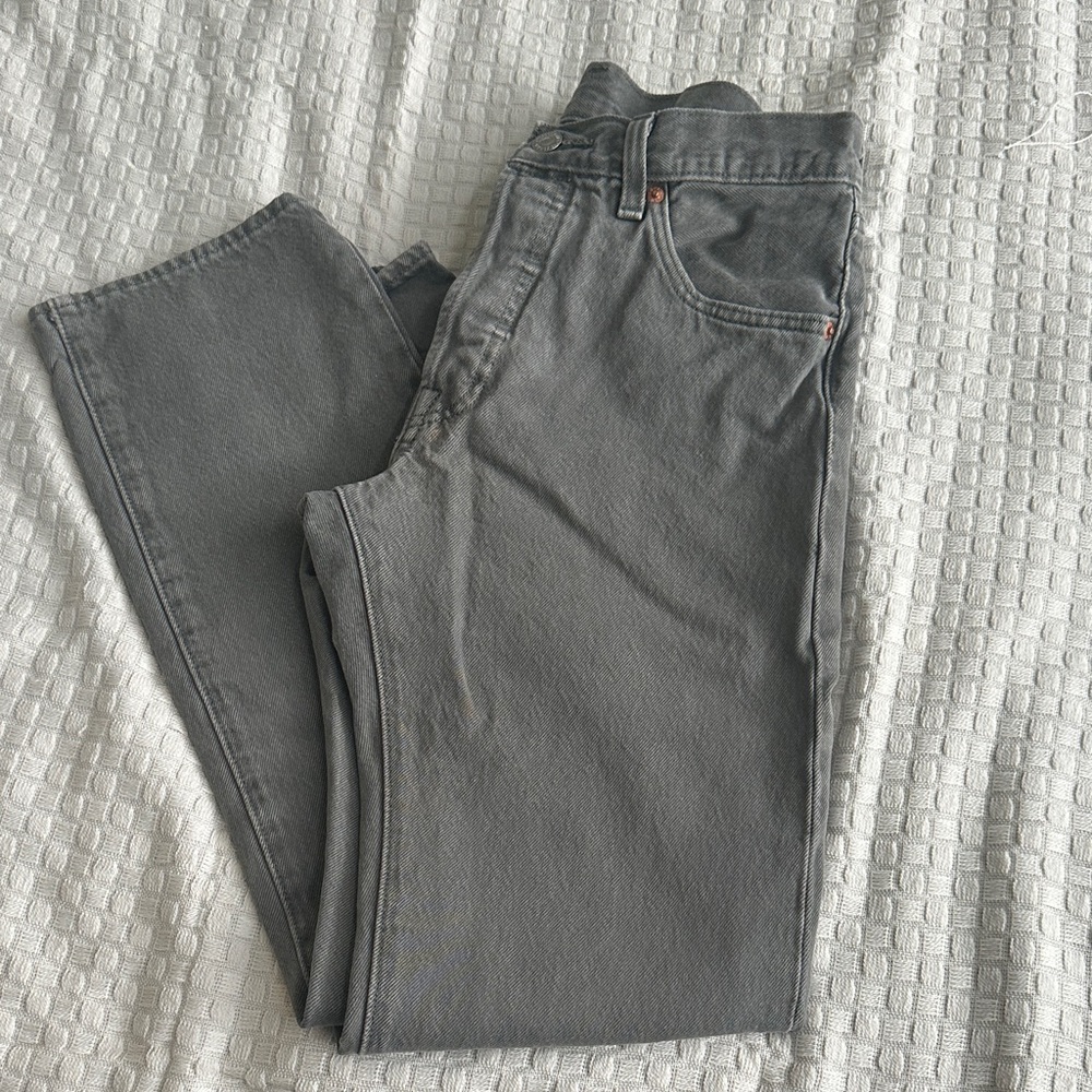Levi's 501 Men's Charcoal Straight Jeans